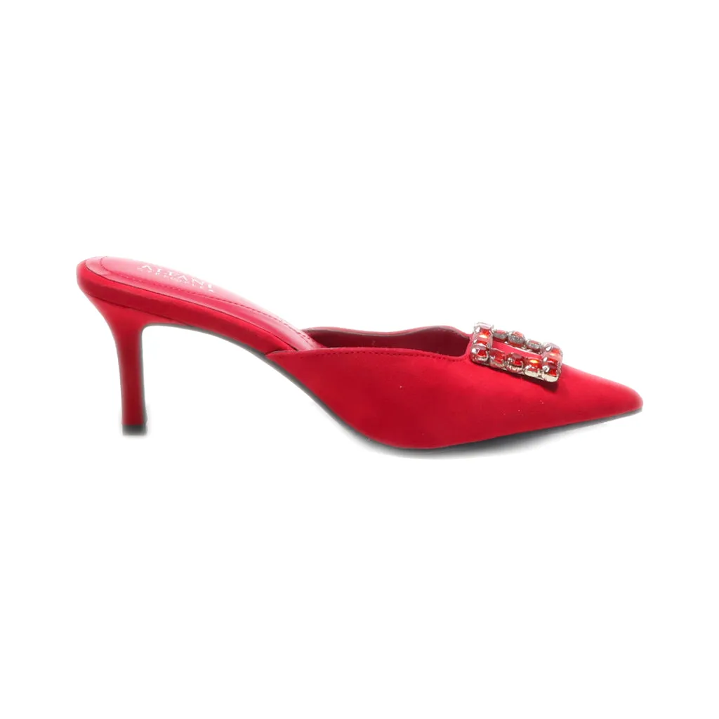 Alfani Ali - Selinah Mules Fabric Red Colour For Women