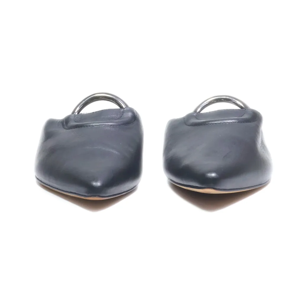 Antonio Melani Mules Leather Black Colour For Women