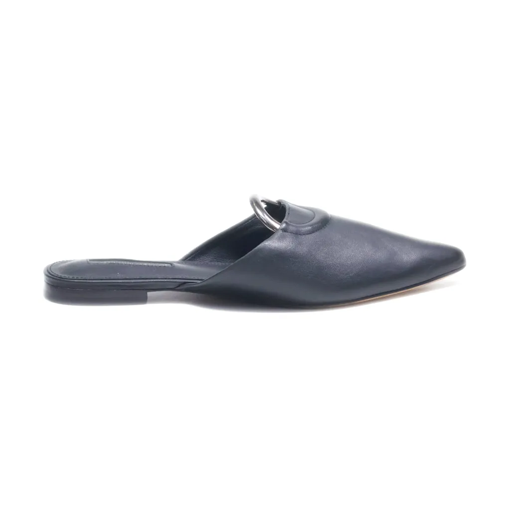Antonio Melani Mules Leather Black Colour For Women
