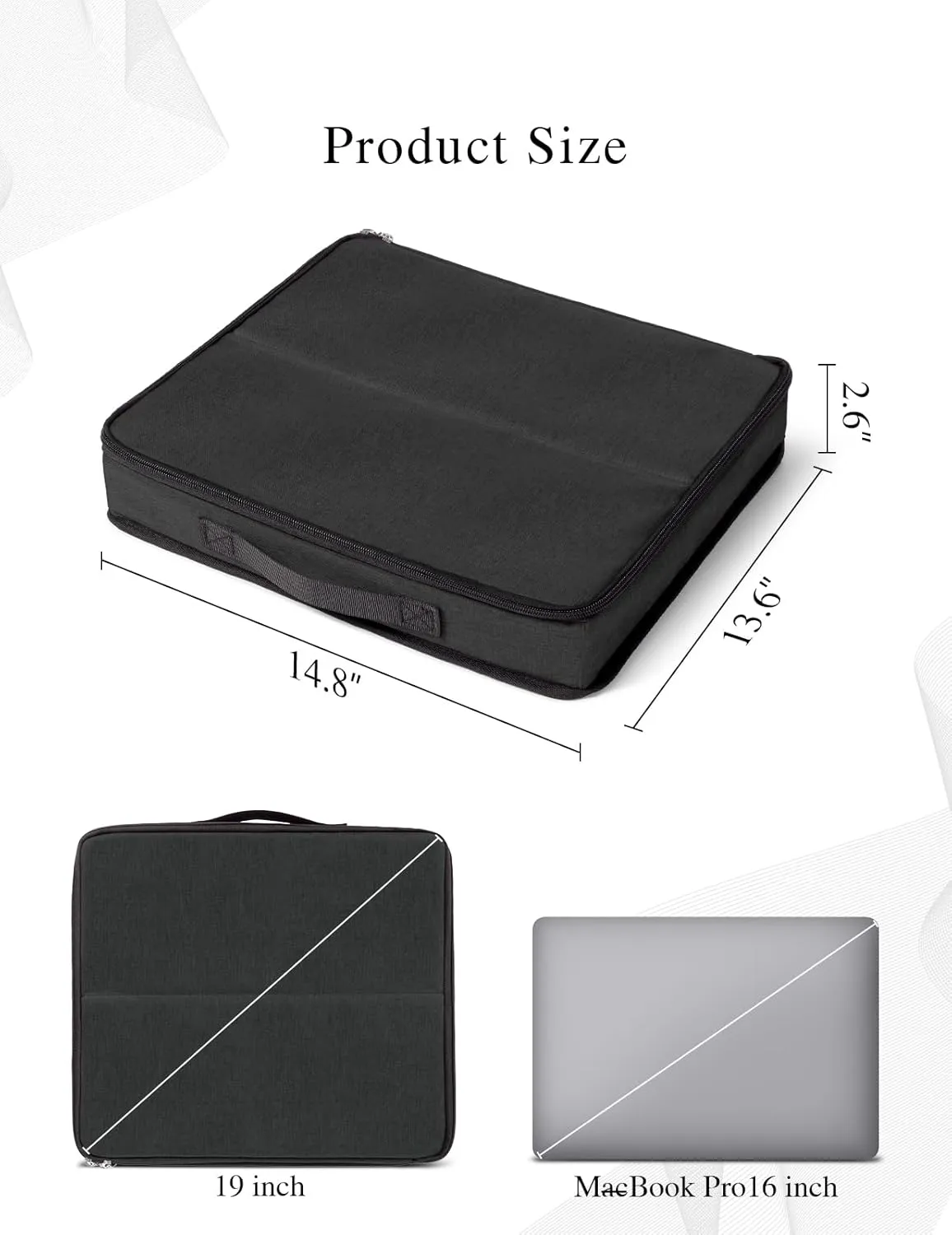 Bukere Sunglasses Organizer Case, Adjustable Slots for Multiple Pairs, Travel Eyeglasses Storage Box, Glasses Holder