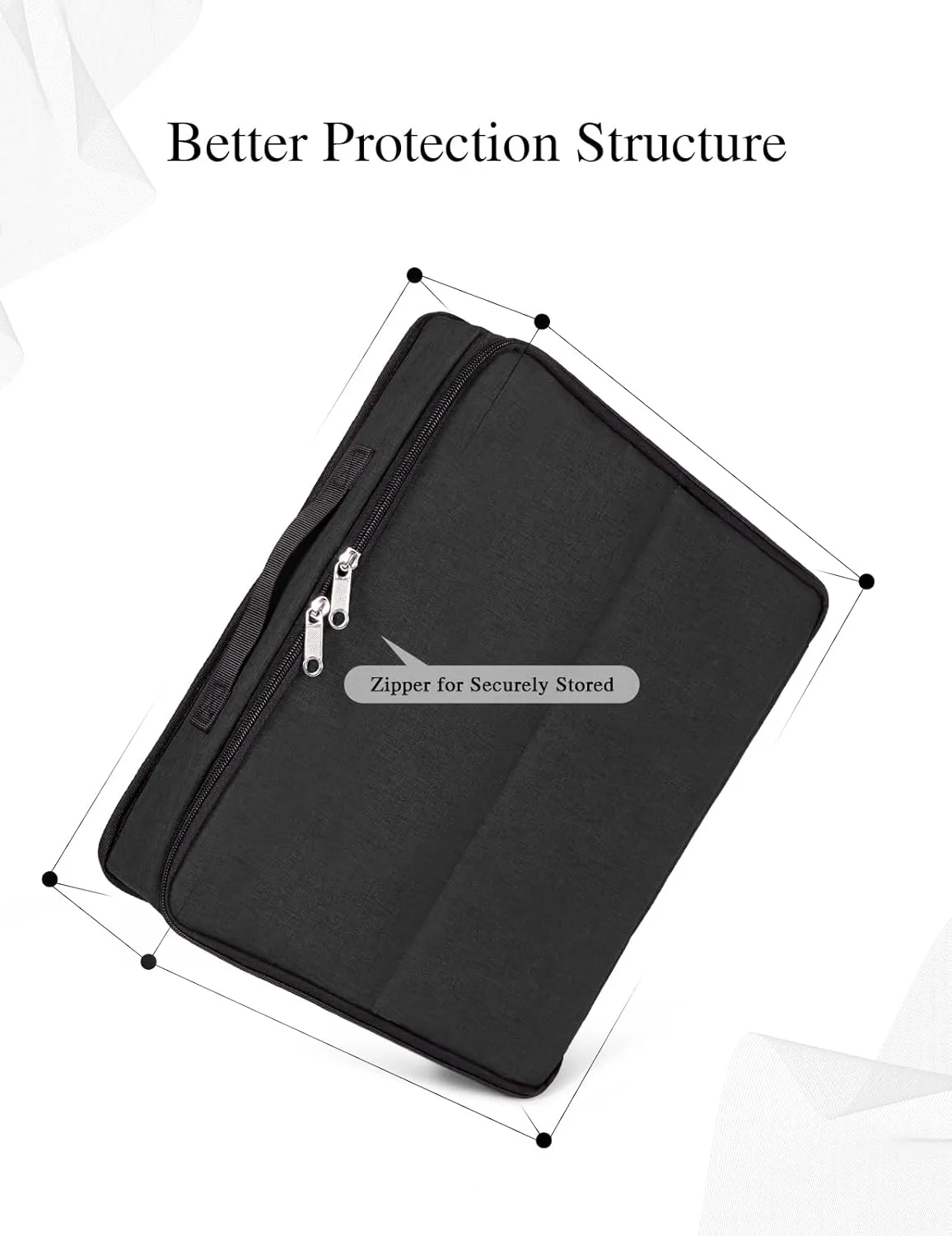 Bukere Sunglasses Organizer Case, Adjustable Slots for Multiple Pairs, Travel Eyeglasses Storage Box, Glasses Holder