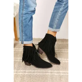 Charming Fringe Cowboy Ankle Boots for Timeless Luxury Fashion for Women