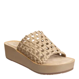 CYPRUS in GOLD Platform Sandals