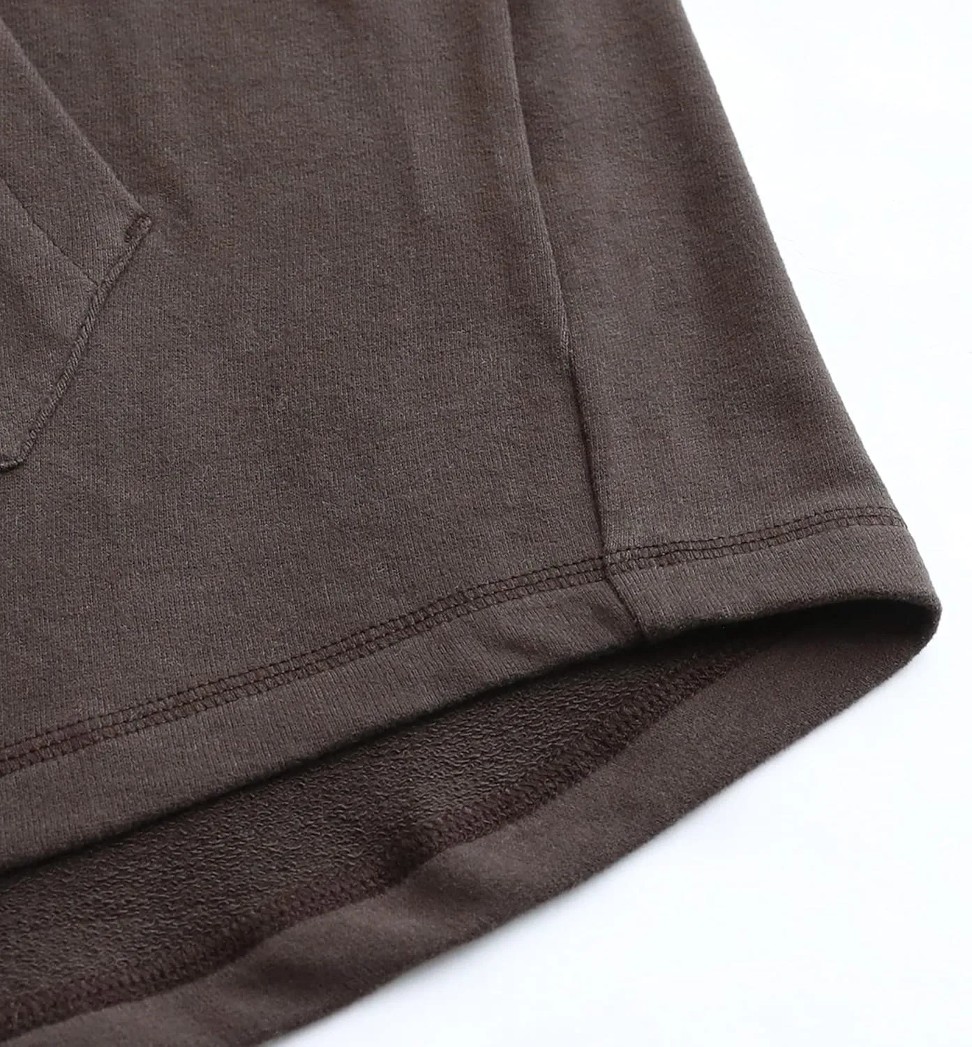 Dubinik?Short Sleeve Hoodie Lightweight Soft Cotton Moisture Wicking Kangaroo Pocket Short Sleeve Hoodie For Men