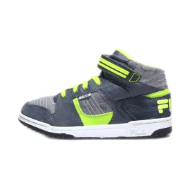 Fila High-Top Sneakers Fabric Grey Colour For Women