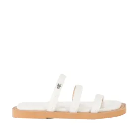 Frye  Women's 40367 Faye Strappy Slide White M