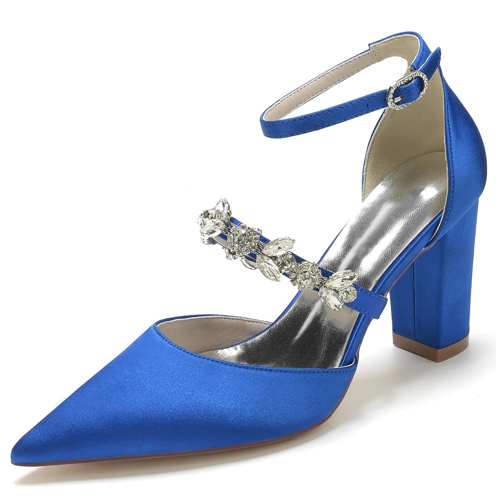 Funki Buys | Shoes | Women's Chic Crystal Satin Wedding Shoe