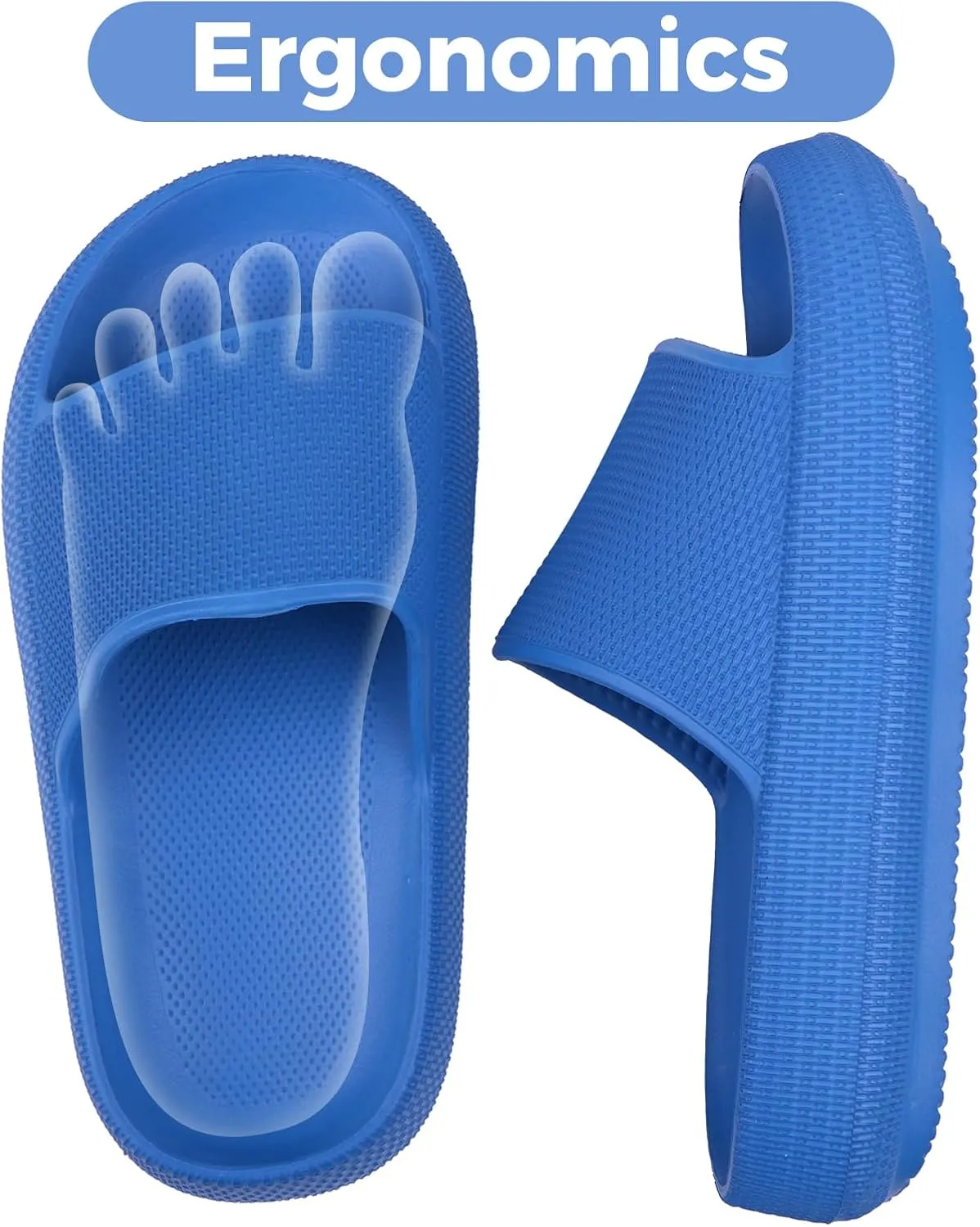 Kids Cloud Slides Boys Girls Flip Flops Slip On Beach Sandals Youth Pool Shower Shoes EVA Summer Slippers??11 Little Kids - 6 Big Kids??