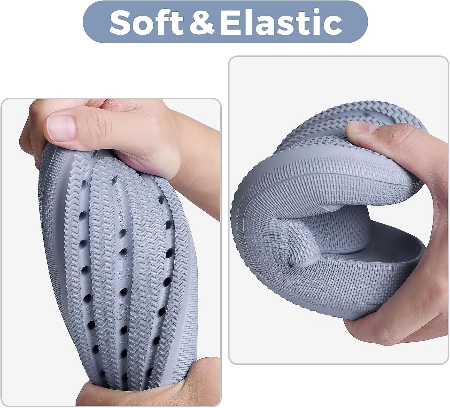 Kids Cloud Slides Boys Girls Flip Flops Slip On Beach Sandals Youth Pool Shower Shoes EVA Summer Slippers??11 Little Kids - 6 Big Kids??