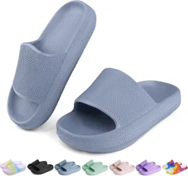 Kids Cloud Slides Boys Girls Flip Flops Slip On Beach Sandals Youth Pool Shower Shoes EVA Summer Slippers??11 Little Kids - 6 Big Kids??