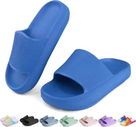 Kids Cloud Slides Boys Girls Flip Flops Slip On Beach Sandals Youth Pool Shower Shoes EVA Summer Slippers??11 Little Kids - 6 Big Kids??
