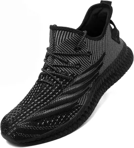Men's Running Shoes - Lightweight Athletic Sneakers with Breathable Mesh, Non-Slip Sole for Gym, Walking, and Daily Wear - Available in Sizes 14-18