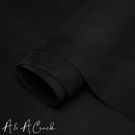 NUBUCK - JET BLACK - 1.4/1.6mm