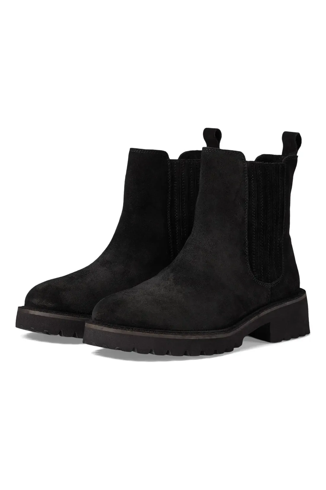 Seychelles Cashew Booties in Black Suede