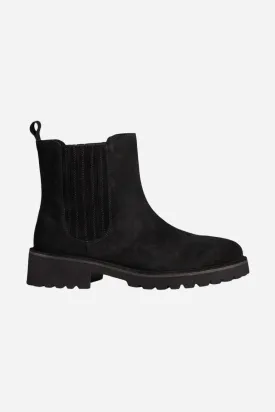 Seychelles Cashew Booties in Black Suede