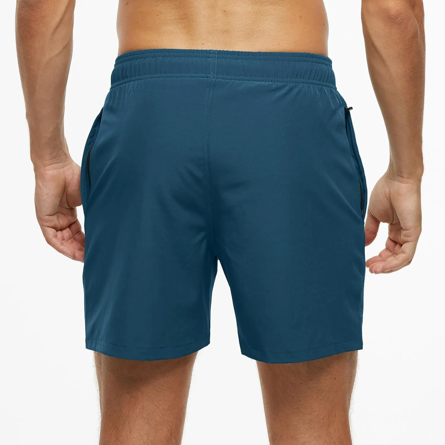 SILKWORLD Men's Swim Trunks Quick Dry Beach Shorts with Pockets