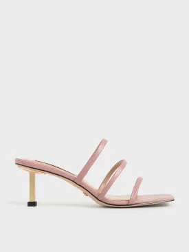 Strappy Heeled Mules