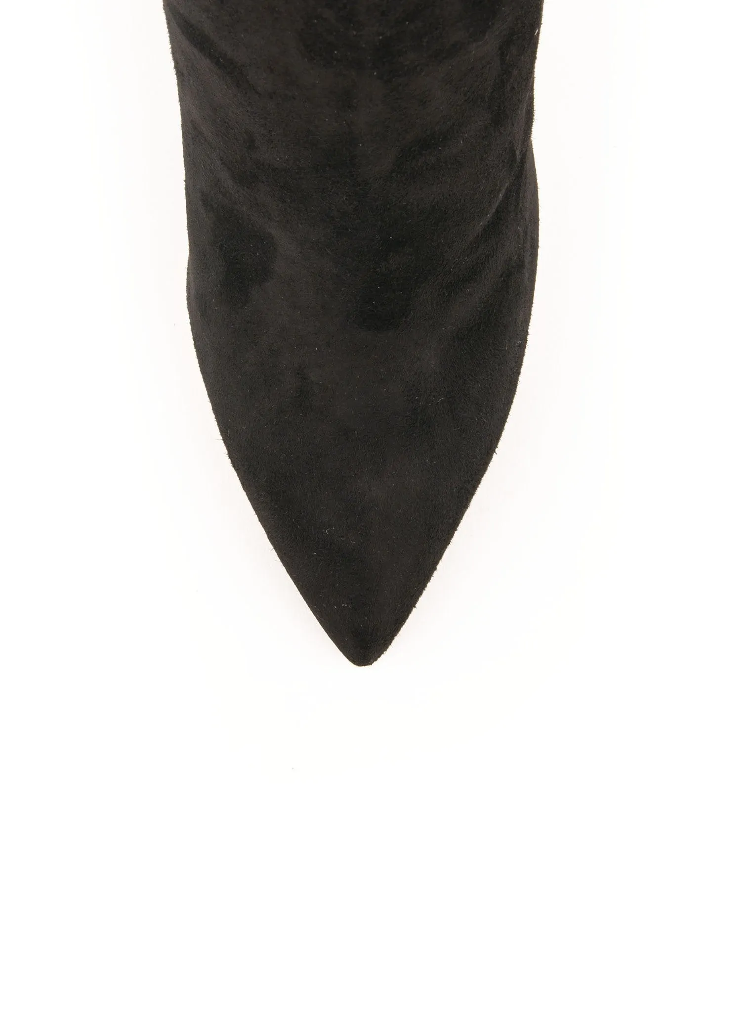 Suede Booties - Black