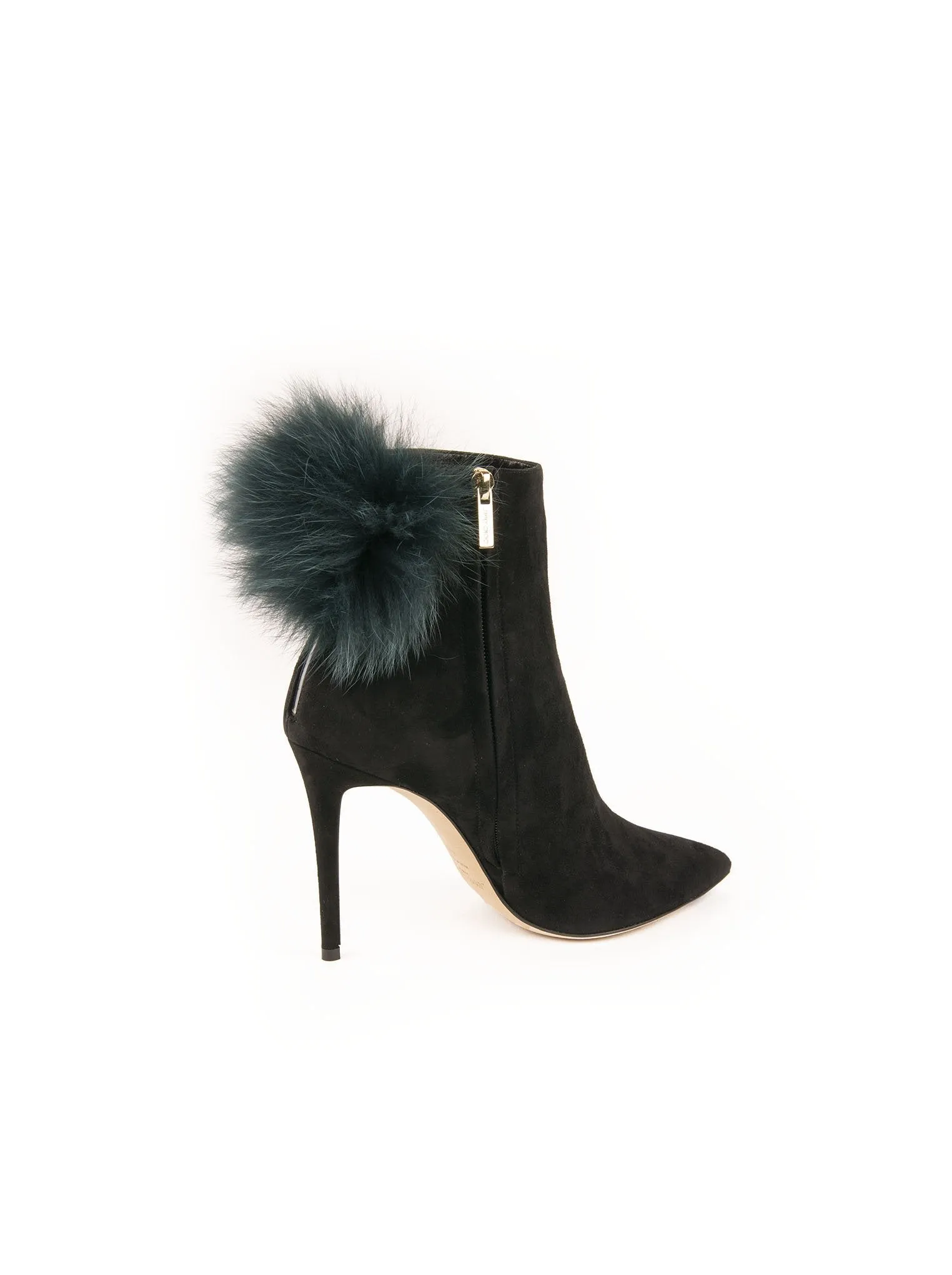 Suede Booties - Black