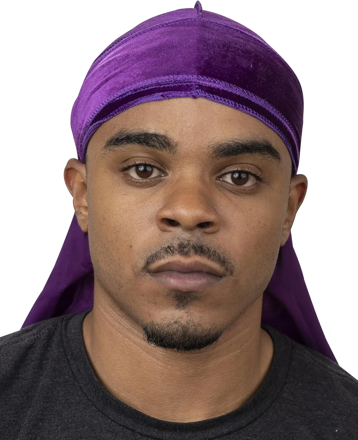 Veeta Superior Velvet Durag - Soft Velvet Durags for Men & Women, Long Double Wide Straps, Silky Durag Liner, Triple Stitched